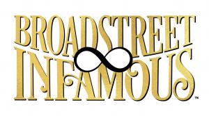 The Broadstreet Infamous Logo in Gold