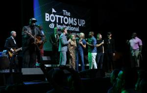 Celebrity musicians perform at the Bottoms Up® Invitational to raise awareness and funds for the Colorectal Cancer Alliance.