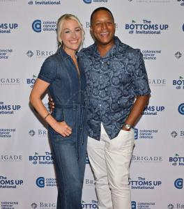 Craig Melvin and Lindsay Czarniak host the third annual Bottoms Up® Invitational to benefit the Colorectal Cancer Alliance.