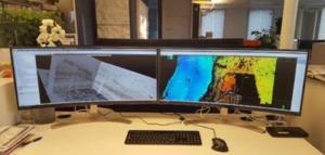 TGX remote desktop enables 4K images on two monitors with high color accuracy