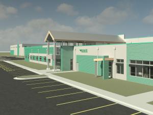 A Rendering of Camfil USA's New Facility in Kilgore's Synergy Park