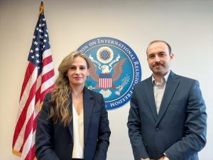 Maryna-Ovtsynova-President-of-ALLATRA-during-her-official-visit-to-the-U.S.-Commission-on-International-Religious-Freedom