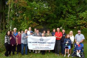 The Home Possible Project and the First United Methodist Church of Gilford-Laconia NH with some of the Future Residents