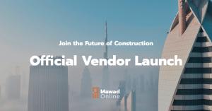 MawadOnline Vendor Marketplace Launch - Connecting Construction Material Vendors and Buyers Across the UAE