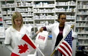 Americans import prescription drugs from Canada at a fraction of U.S. prices.