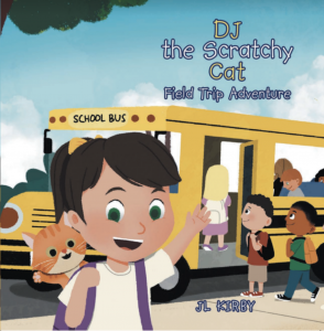 DJ the Scratchy Cat Field Trip Adventure Children's Book about a Cat