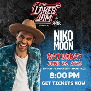 Niko Moon Playing Saturday, June 28, 2025 at Lakes Jam