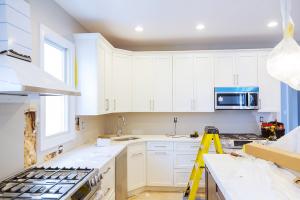 kitchen remodeling in progress