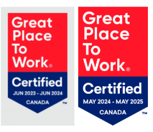 Certification badges for Great Places To Work indicating years 2023 through to 2025 for Experior Financial Group, Inc.