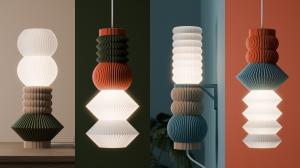 The STAK Modular Lamp in 4 unique configurations, showing off the range of styles and uses.