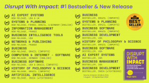 Disrupt With Impact: #1 Bestseller & New Release. Source: Disruptive Futures Institute.