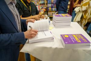 Disrupt With Impact - US Launch Book Signing. Source: Disruptive Futures Institute