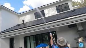 Soft Washing a Roof