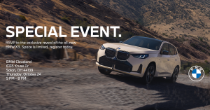 2025 BMW X3 Unveiling at BMW Cleveland Invitation