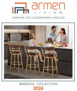 Shop more than 500 total SKUs in Armen Living's Barstool Category with a huge variety of bar styles that are a testament to why their designs stand out.