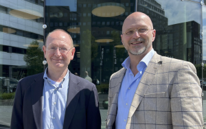 Sam Bogoch, CEO of Axle AI, and Justus Verkerk, CEO of FCCE announce partnership