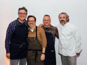 For over 13 years, Pilot Light’s Founding Chefs—Matthias Merges (Billy Sunday, Folkart Management), Paul Kahan (One Off Hospitality), Jason Hammel (Lula Café, Marisol), and Justin Large—have led the charge in bringing food education to schools through thi