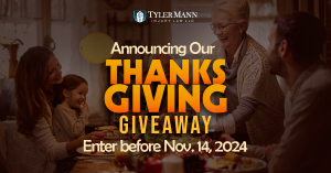 Enter to win at https://tylermanninjurylaw.com/thanksgiving/