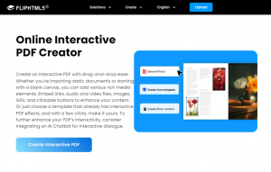 FlipHTML5 online interactive PDF creator