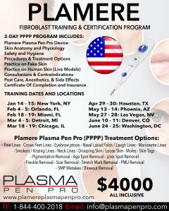 2019 Plamere Plasma Pen Pro Training and Certification Tour