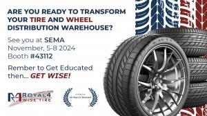 Royal 4 Systems to Showcase their WISE Tire and Wheel Warehouse Management Solution Software  at SEMA SHOW 2024