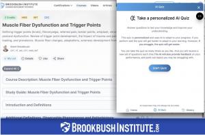 AI Personalized Tutor - Muscle Fiber and Dysfunction Course - https://brookbushinstitute.com/courses/trigger-points-and-muscle-fiber-dysfunction