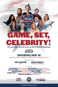 USA Pickleball Celebrity Match Nov. 16