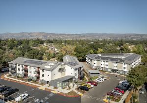 Aerial photo of Heritage House & Valle Verde Apartments