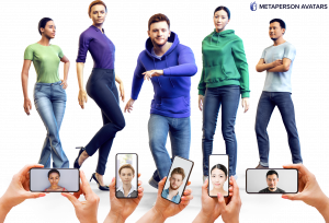 MetaPerson avatars are recognizable 3D models created from selfies