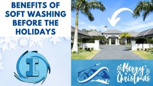 Benefits of Cleaning with Soft Washing Before the Holidays