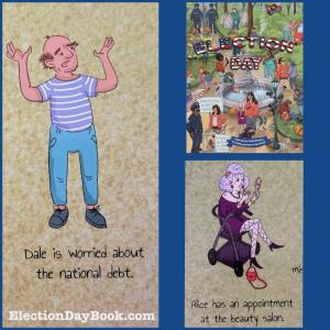 Using a visual storytelling approach, “Election Day” is a “Where’s Waldo” political satire book featuring 15 relatable characters who are mostly not voting due to work, school, apathy, red tape or health issues.