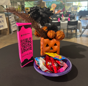 Northern Virginia Food Rescue's Annual Fundraiser Hunger Is Scary table decorations