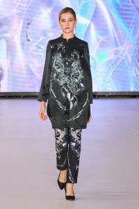 Naoko Tosa look 2 from her Spring Summer 2025 runway collection during NYFW