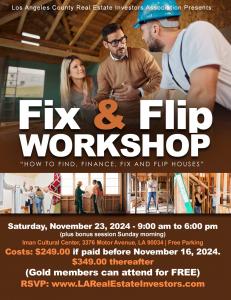 Fix and Flip Workshop