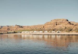 EXP Journeys Luxury Mobile Tented Camp in Colorado River