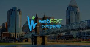 webFEAT Complete's logo and Cincinnati