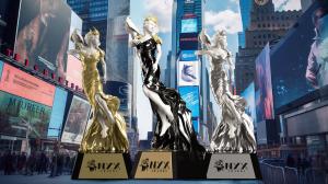 2025 NYX Game Awards Statuettes - Grand, Gold & Silver