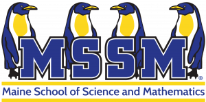 a logo with 4 penguins