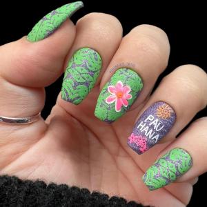 Maniology is a Hawaiian nail company that specializes in creating easy-to-use nail stamping plates for DIY nail art.