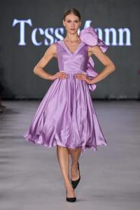 Look 02 from the Tess Mann Atelier Spring Summer 2025 runway show during New York Fashion Week