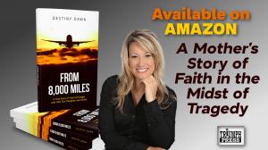 Social Media Ad for From 8,000 Miles -A Mother's Story Available on Amazon