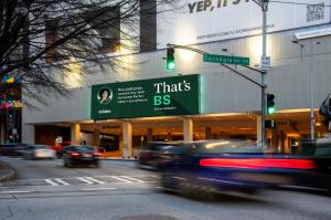 One Skillable advert in Downtown Atlanta