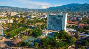 Jamaica Pegasus Hotel aerial view