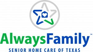 Always Family Logo - Word mark with a star enclosed in a circle