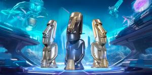 2025 TITAN Innovation Awards Statuettes - Platinum, Gold & Silver