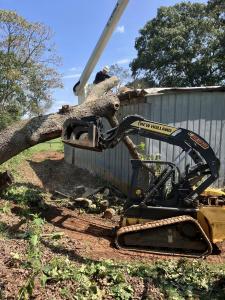 Hollar Brothers Tree Service on a call.