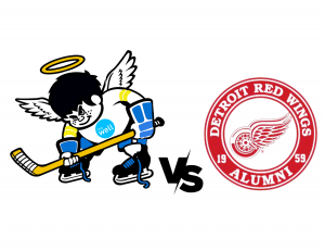 The Well Saints vs Red Wings Alumni logo