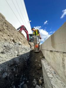 Excavation for Utilities Job in Tacoma Washington