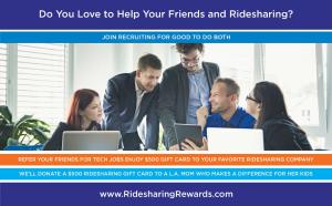 Help Your Friends Find Great Tech Jobs and Enjoy Ridesharing Rewards