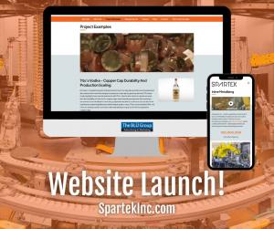 New SPARTEK Website Designed and Developed by The BLU Group - Advertising and Marketing